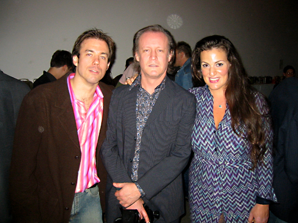 Justin Cordes, Patrick McMullan and Birgitte Philippides